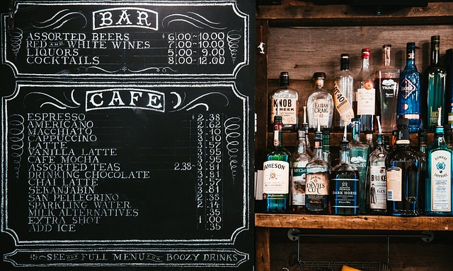 restaurant business menu