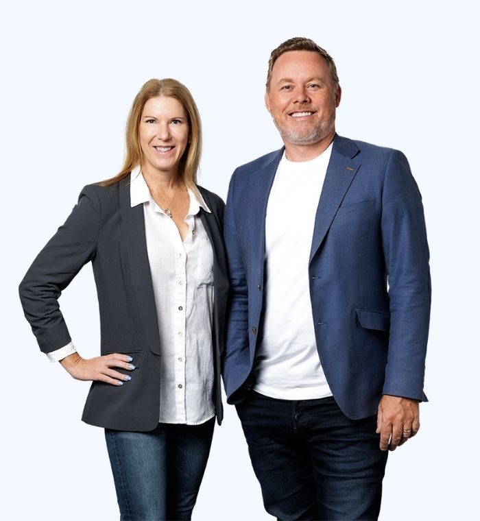 Nadine and Chris Connell, founders of Smart Business Plans