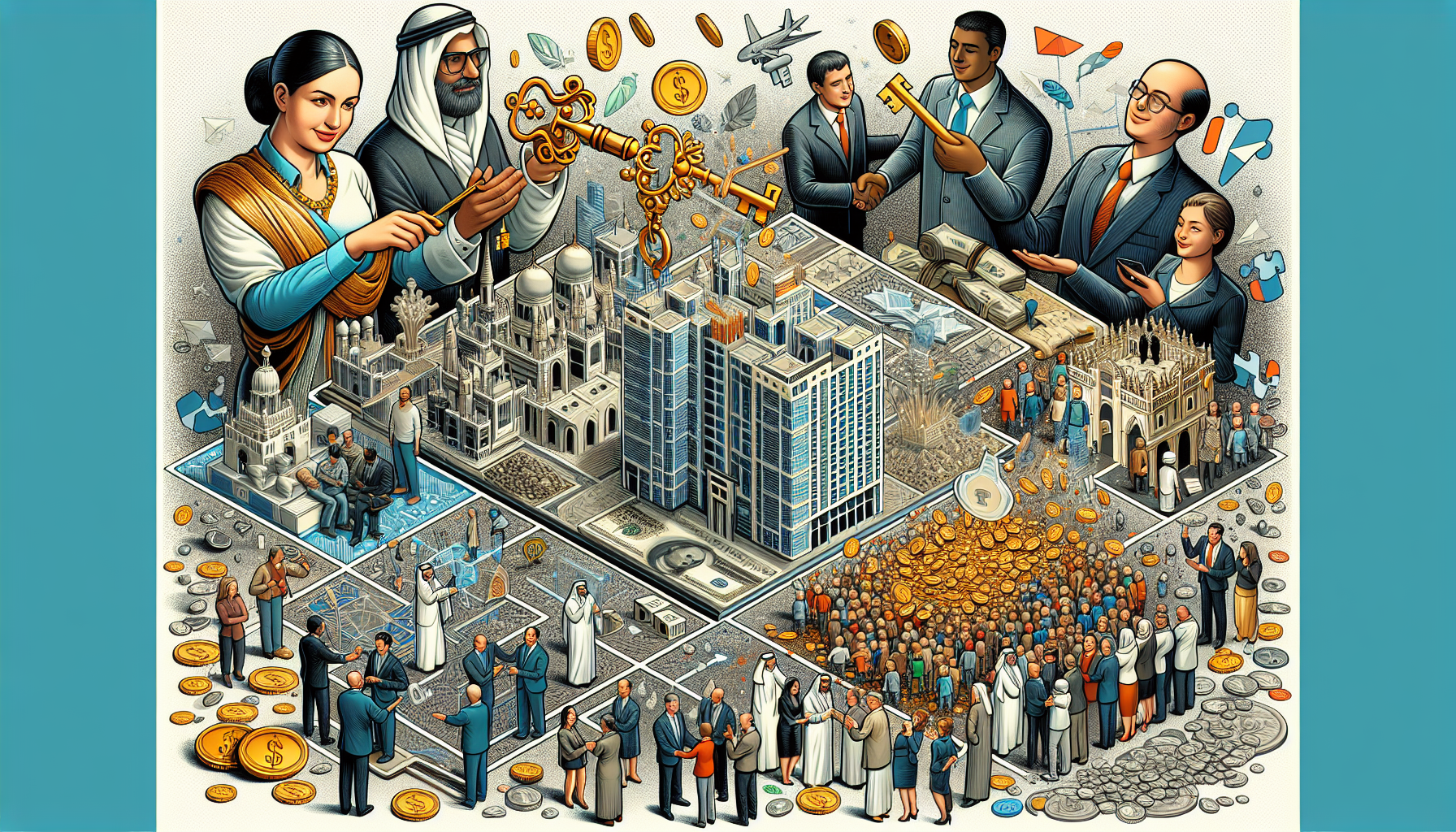 Illustration of alternative financing options for commercial property